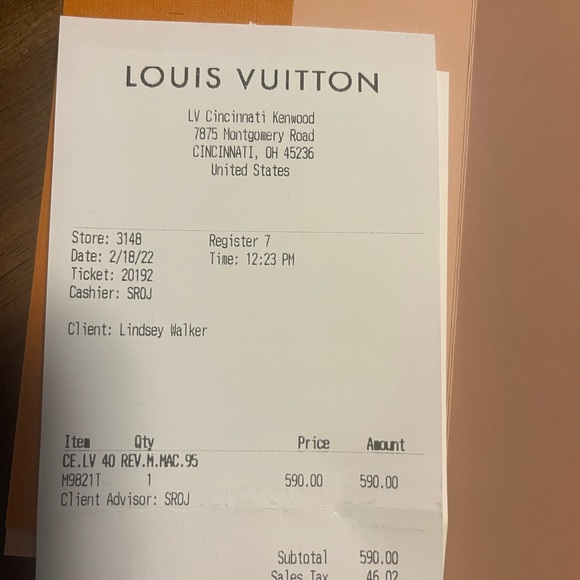 UNISEX Authentic Louis Vuitton Belt - Picture 6 of 6